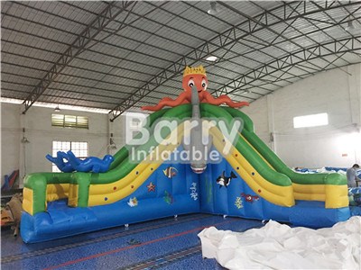 Industrial Octopus Inflatable Water Slides For Pool  BY-WS-071